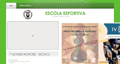 Desktop Screenshot of escolaesportivacoralcolon.net